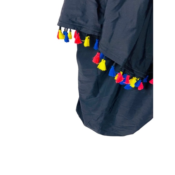 Swim by Cacique Womens Plus Tassel Tankini Swim Top Swimwear Black Size 20 - Picture 2 of 7